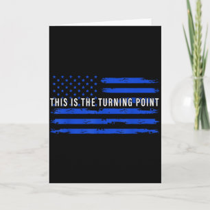 Das Ist Der Wendepunkt Tee USA-Flagge Für Männer F Karte