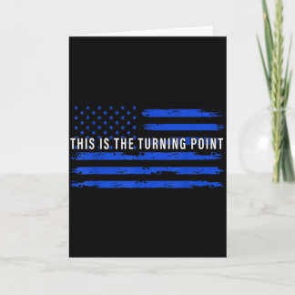 Das Ist Der Wendepunkt Tee USA-Flagge Für Männer F Karte