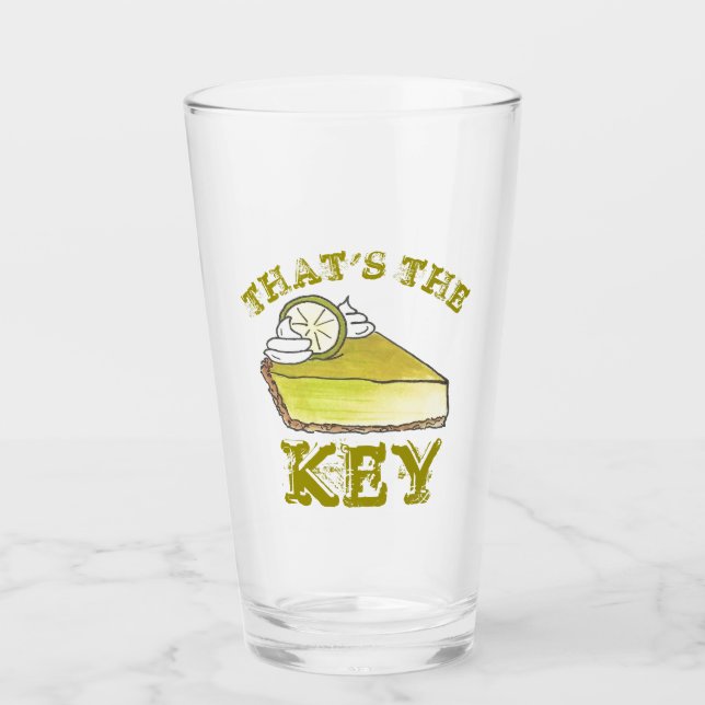 Das ist der wichtigste Limone Pie Slice Florida Fe Glas (Vorderseite)