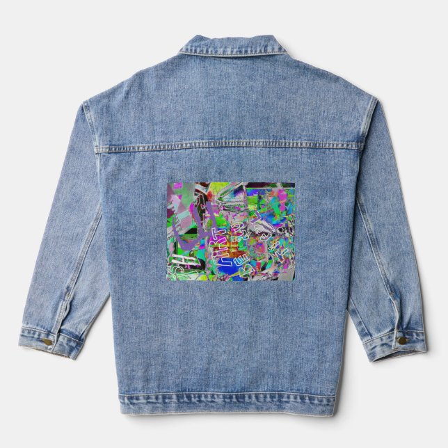 Das ist Design, Baby! Jeansjacke (Rückseite)