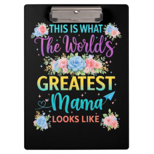 Das ist die großartigste Mama der Welt Klemmbrett