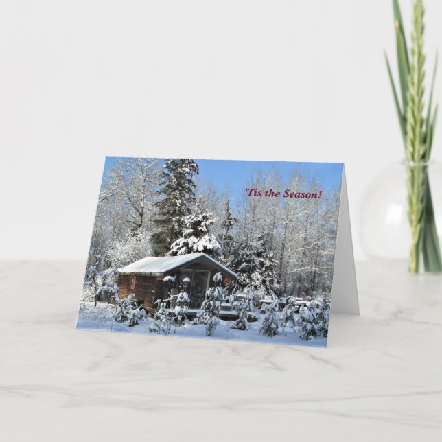 'Das ist die Jahreszeit bis zum Nordwinterurlaub Karte (Vorderseite)