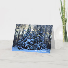 'Das ist die Jahreszeit bis zum Nordwinterurlaub Karte