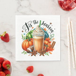 Das ist die Jahreszeit, die Napkins Serviette