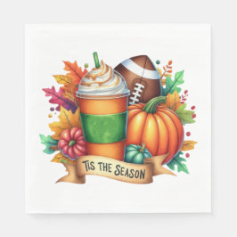 Das ist die Jahreszeit, die Napkins Serviette