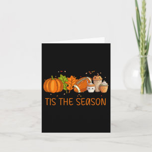 Das ist die Jahreszeit Football Pumpkin alles spar Karte