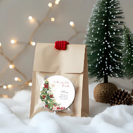 Das ist die Jahreszeit für das verheiratete Winter Runder Aufkleber