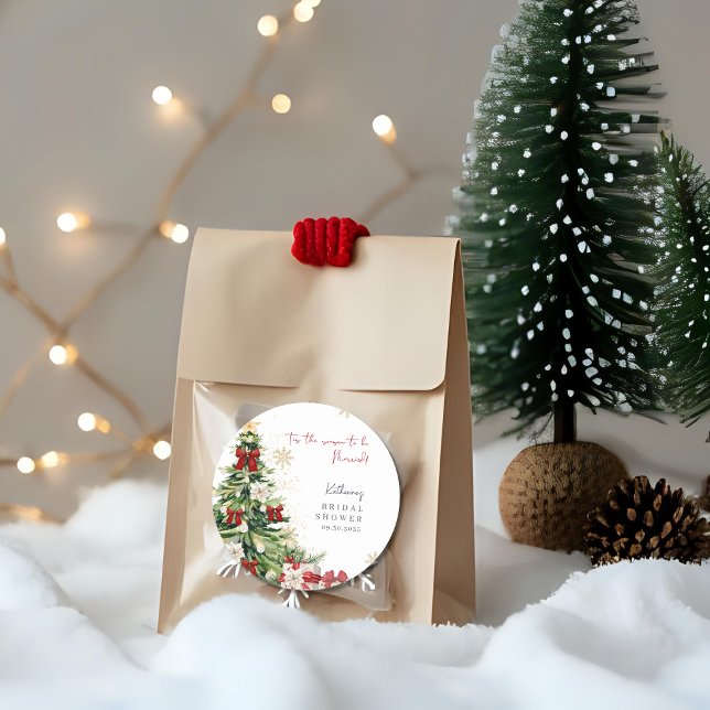 Das ist die Jahreszeit für das verheiratete Winter Runder Aufkleber (Von Creator hochgeladen)