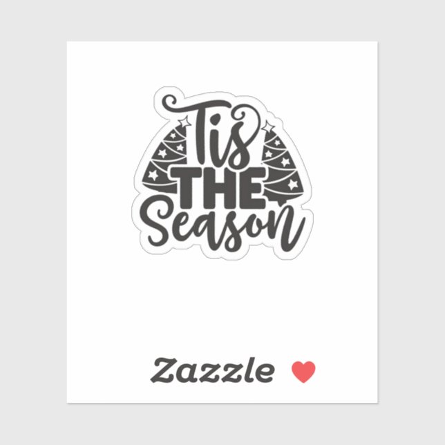 Das ist die Jahreszeit für Neujahrsfeiern Funny Tr Aufkleber (Blatt)