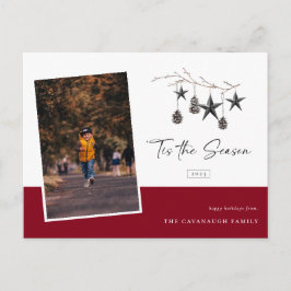 "Das ist die Jahreszeit Gemütliches Foto Naturerle Feiertagspostkarte