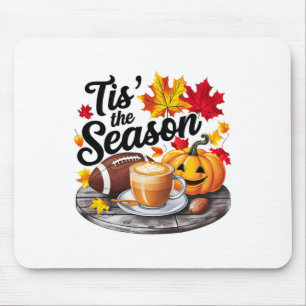 Das ist die Jahreszeit Halloween Bats Pumpkin Fall Mousepad