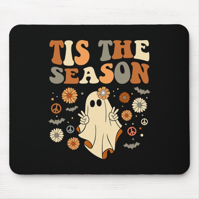 Das ist die Jahreszeit Halloween Ghost Outfit Kost Mousepad (Vorne)