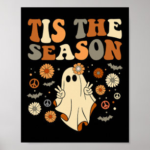Das ist die Jahreszeit Halloween Ghost Outfit Kost Poster