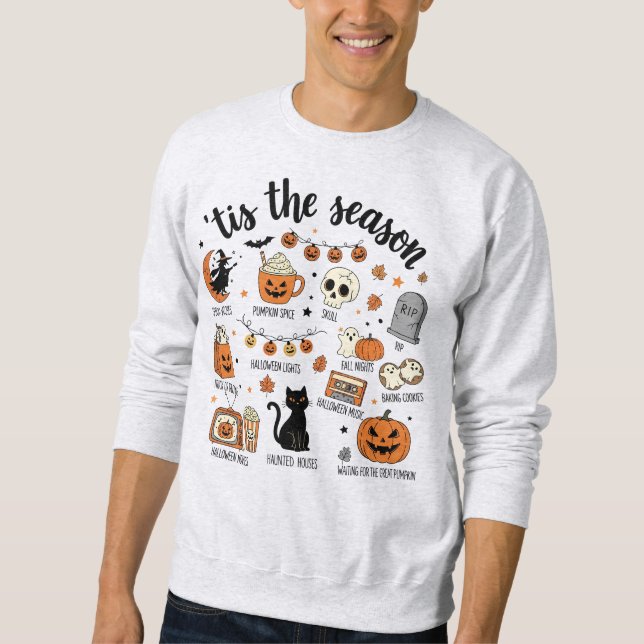 'Das ist die Jahreszeit | Halloween Graphics Sweatshirt (Vorderseite)