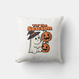 Das ist die Jahreszeit Halloween-Kostüm Hexenhut Kissen