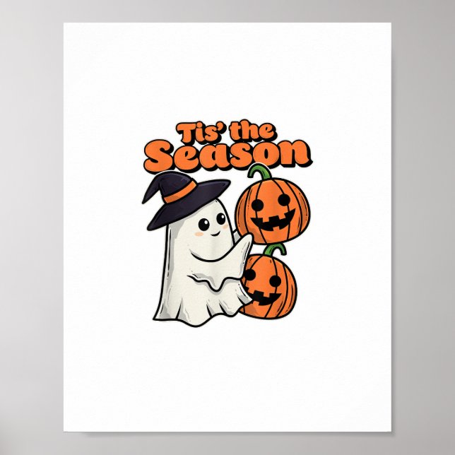 Das ist die Jahreszeit Halloween-Kostüm Hexenhut Poster (Vorne)