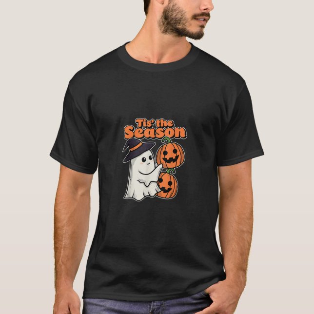 Das ist die Jahreszeit Halloween-Kostüm Hexenhut T-Shirt (Vorderseite)