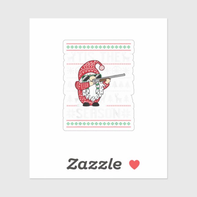 Das ist die Jahreszeit, in der Hirschbrunnen-Renti Aufkleber (Blatt)