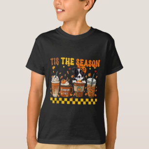 Das ist die Jahreszeit Kaffee Pumpkin Border Colli T-Shirt