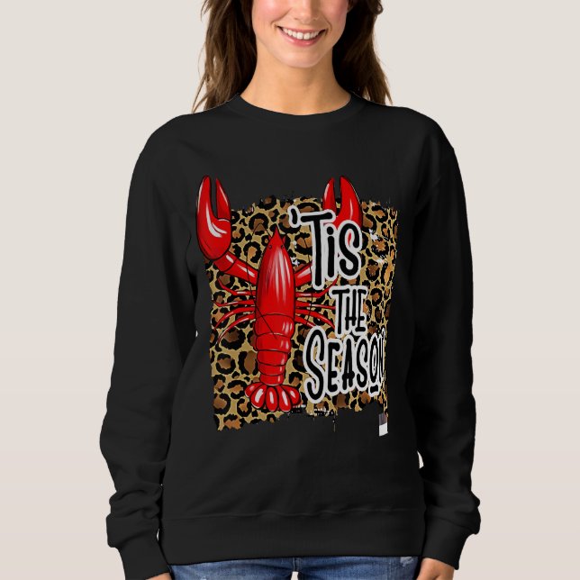 Das ist die Jahreszeit Krauschfisch Leopard Mardi  Sweatshirt (Vorderseite)