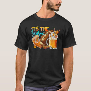 Das ist die Jahreszeit Pumpkin und Gewürzfußball H T-Shirt