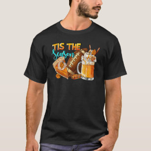 Das ist die Jahreszeit Pumpkin und Gewürzfußball H T-Shirt