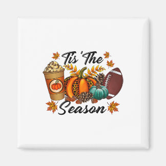 Das ist die Jahreszeit scharfer Latte Pumpkin Fall Magnet