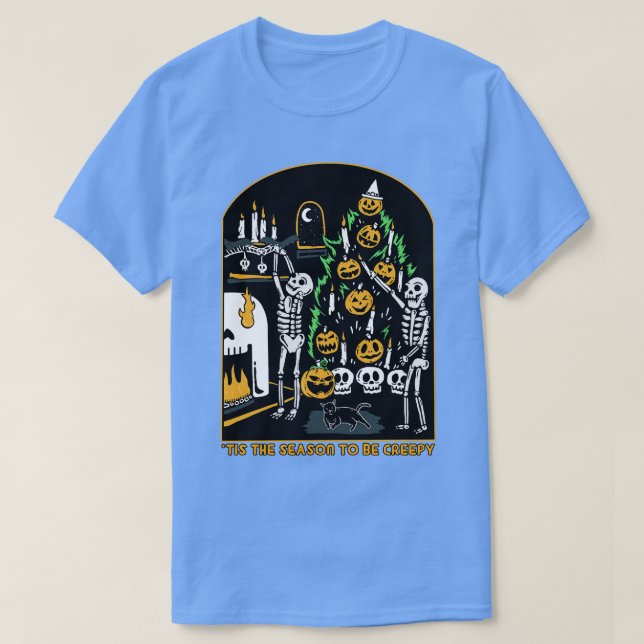 Das ist die Jahreszeit, um Creepy TShirt zu sein (Design vorne)
