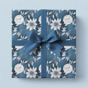 "Das ist die Jahreszeit, um dankbar Weihnachten in Geschenkpapier