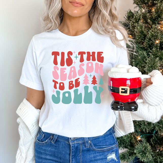 'Das ist die Jahreszeit, um jolly Weihnachten zu s T-Shirt (Von Creator hochgeladen)