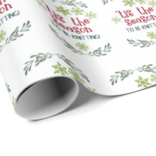 Das ist die Jahreszeit, um Winterweihnachtsfeste z Geschenkpapier