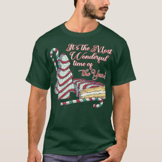 Das ist die Jahreszeit Weihnachten Bäume Kuchen Es T-Shirt