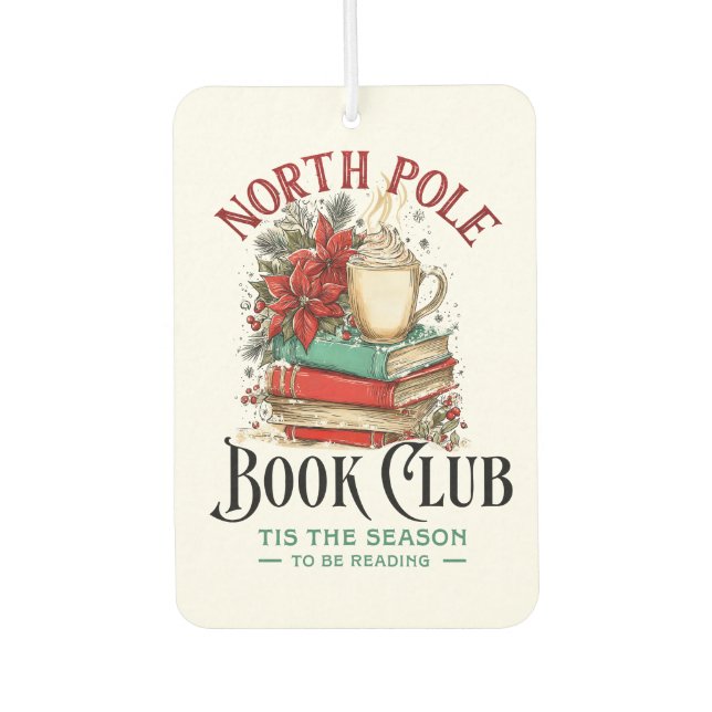 'Das ist die Jahreszeit zum Lesen Autolufterfrischer (Vorderseite)