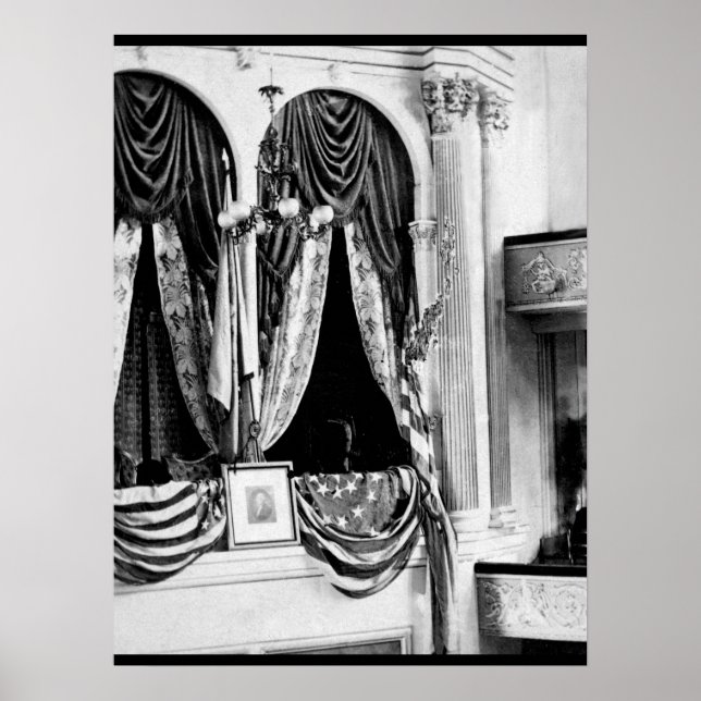 Das ist die private Box in Fords Theater, Washing Poster (Vorne)