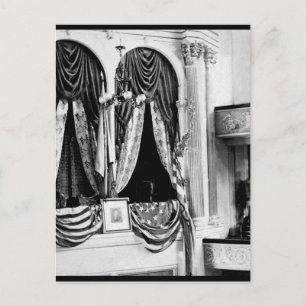 Das ist die private Box in Fords Theater, Washing Postkarte