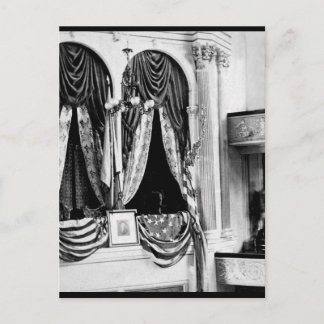 Das ist die private Box in Fords Theater, Washing Postkarte