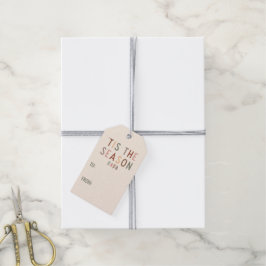 Das ist die Saison Boho Geschenkanhänger