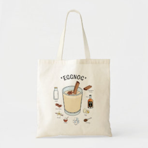 Das ist die Saison Eggnog Holiday Tote Tasche