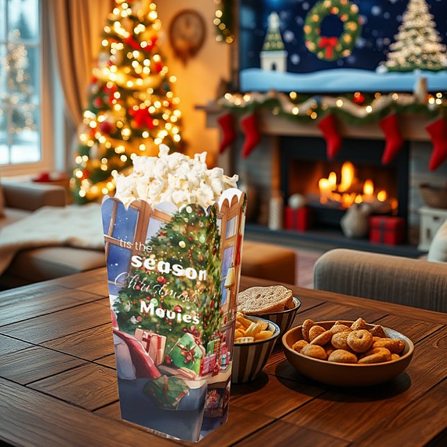 'Das ist die Saison für Weihnachts-Movies Popcorn Geschenkschachtel (Von Creator hochgeladen)