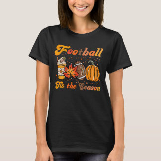 Das ist die Saison Fußball Fall Kaffee Pumpkin T-Shirt