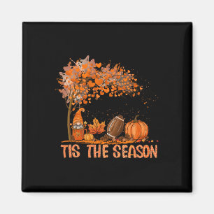 Das ist die Saison Fußball Herbst Kürbissaison Magnet
