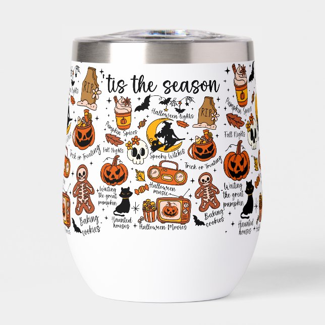 'Das ist die Saison Halloween Doodles (Vorderseite)