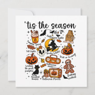 'Das ist die Saison Halloween Doodles Einladung