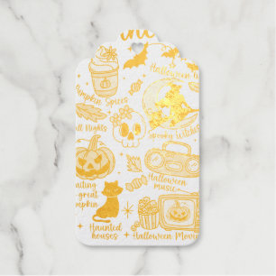 'Das ist die Saison Halloween Doodles Geschenkanhänger