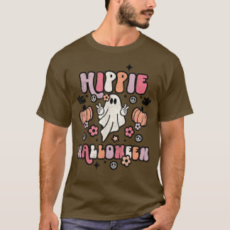 Das ist die Saison Pumpkin Boo 60er 70er Hippie Ha T-Shirt