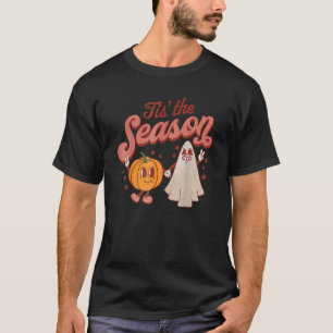 Das ist die Saison Pumpkin Boo 60er 70er Hippie Ha T-Shirt