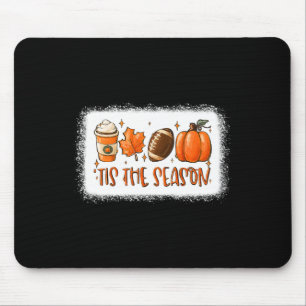 Das ist die Saison Pumpkin Leaf Latte Fall Footbal Mousepad