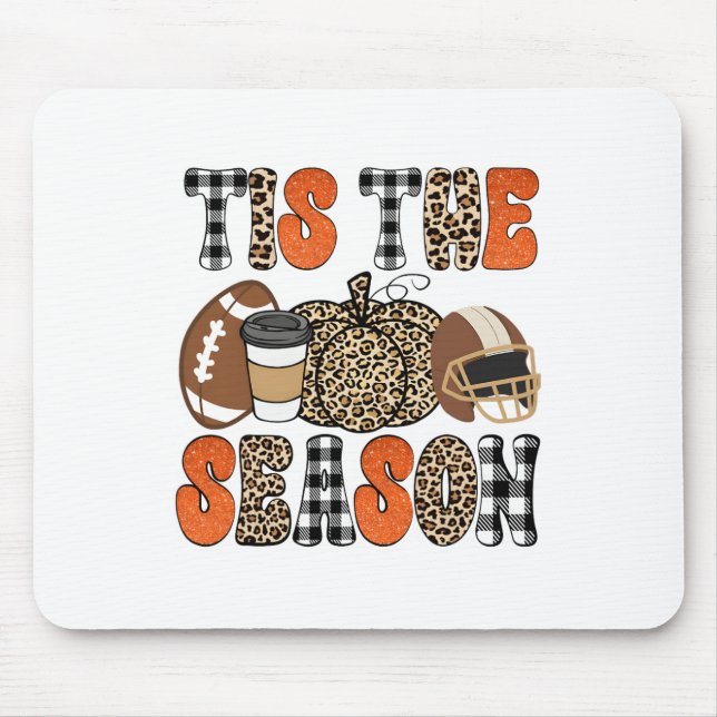 Das ist die Saison Pumpkin Leaf Latte Fall Thanksg Mousepad (Vorne)
