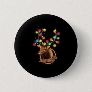 Das ist die Saison Rentier mit Weihnachtslieder Button