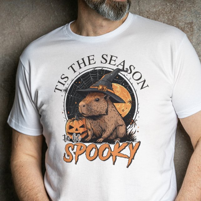 Das ist die Saison, um lustig Capybara Halloween S T-Shirt (Von Creator hochgeladen)